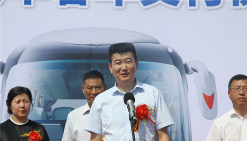 首汽集團常務副總經(jīng)理高捷發(fā)表重要講話