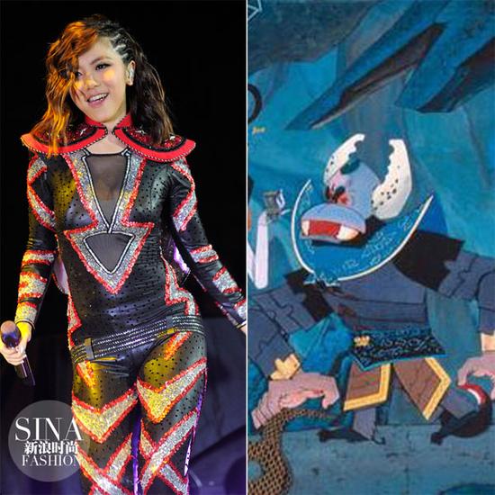 這一身亮片鎧甲，也是沒誰了