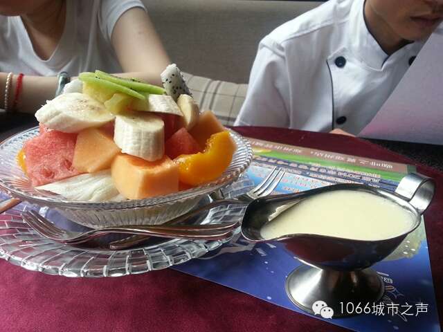 水果沙拉。真材實料。