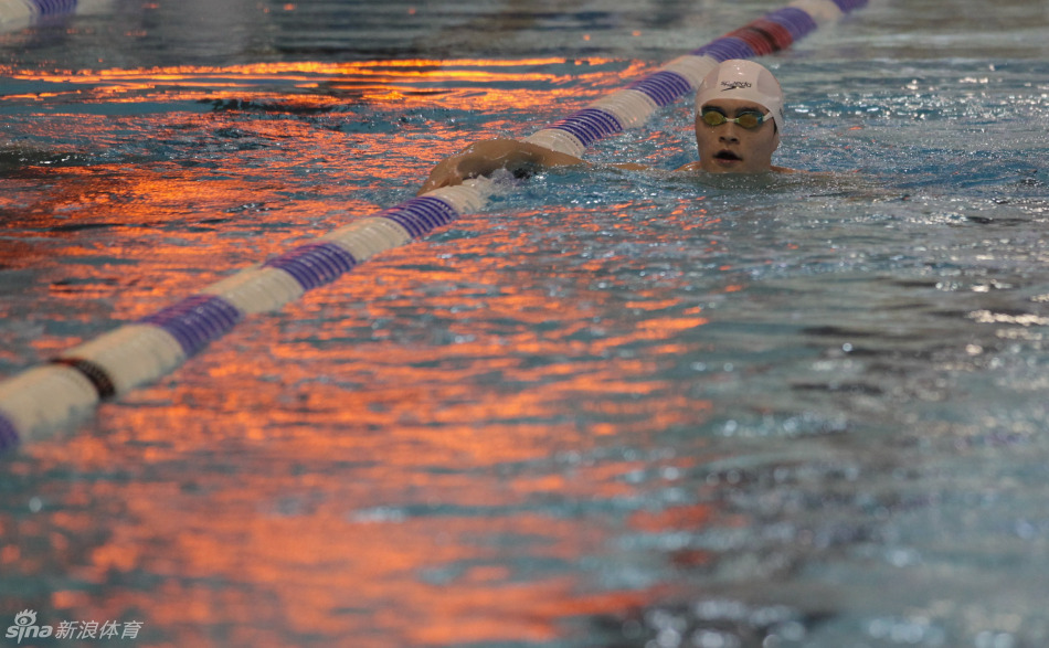 孫楊訓(xùn)練備戰(zhàn)奧運(yùn)