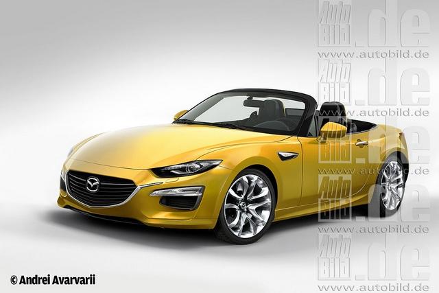 之前曝光的全新一代馬自達MX-5效果圖 之前曝光的全新一代馬自達MX-5效果圖