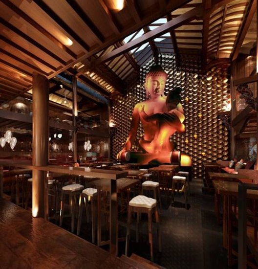 佛像“助陣”酒吧，爭議炸開鍋