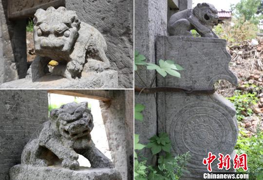 河南一村莊現(xiàn)清代石牌坊 河南一村莊現(xiàn)清代石牌坊