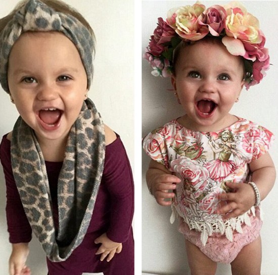 英國1歲小蘿莉成時(shí)尚偶像 代言35個(gè)品牌