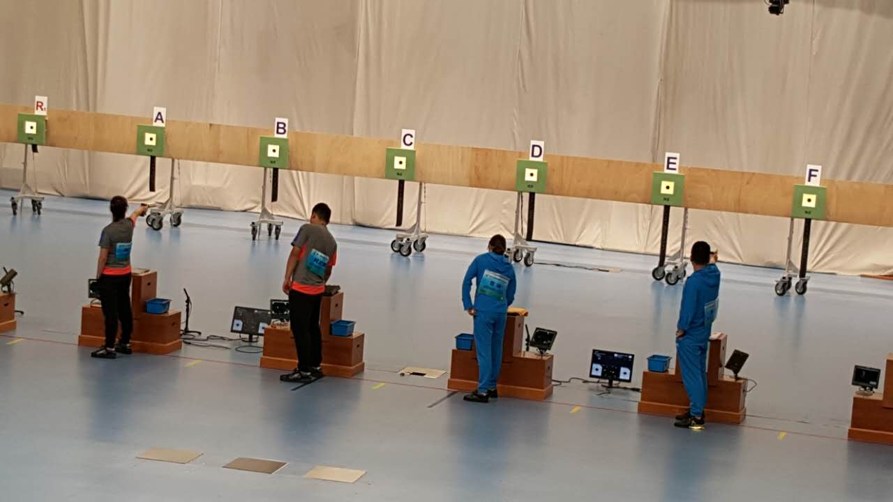 全運會10米氣手槍混合團體 何正陽、周瑩為河南再摘一銀