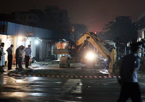 　圖為事故現(xiàn)場(chǎng)。