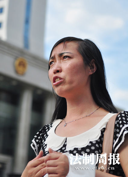 7月2日，唐慧在湖南省高院接受媒體采訪