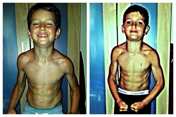 年僅8歲的布蘭登·布萊克因其完美的身型，被贊為迷你版的阿諾德·施瓦辛格。