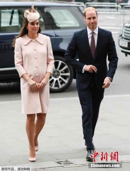 當(dāng)?shù)貢r(shí)間2015年3月9日，英國(guó)倫敦，威斯敏斯特大教堂，英國(guó)皇室參加英聯(lián)邦紀(jì)念儀式。