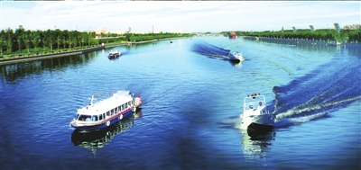 通州大運河已成為人們休閑的好去處。