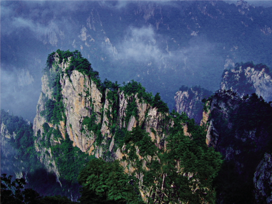 千峰竟秀 龍峪灣攝影:趙樹嶺 千峰竟秀 龍峪灣攝影:趙樹嶺