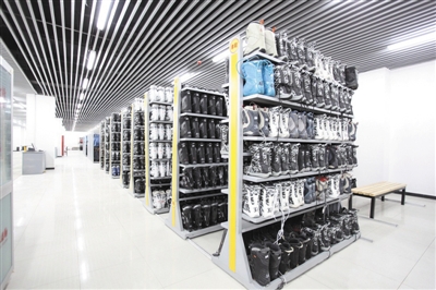 云頂大酒店內(nèi)的雪具大廳。