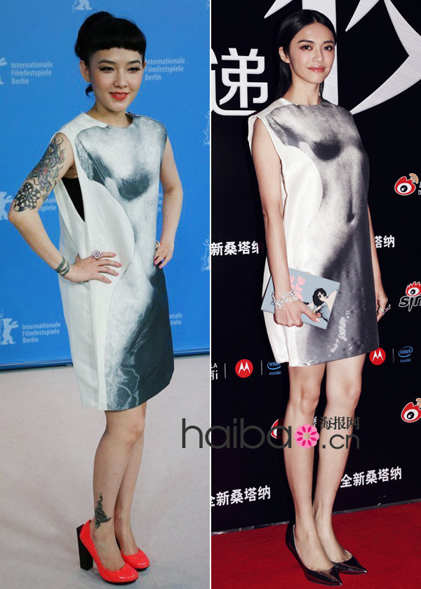 范曉萱姚晨撞衫 兩美妞詮釋Lanvin誰(shuí)更靠譜？