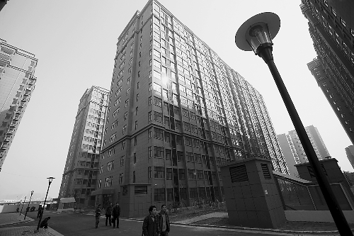 已基本建成的公租房。記者 史長來 攝