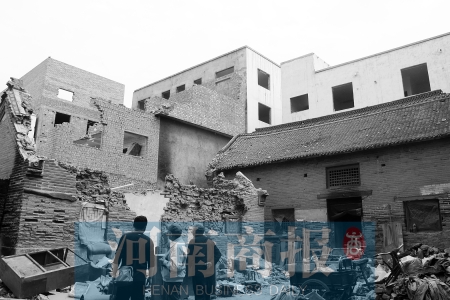 孫莊村清代古宅面臨拆遷。對拆遷者來說，也許它的名氣不值一提 記者 張郁/攝