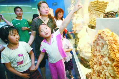 哇，地質博物館里好多沒見過的?。? width=