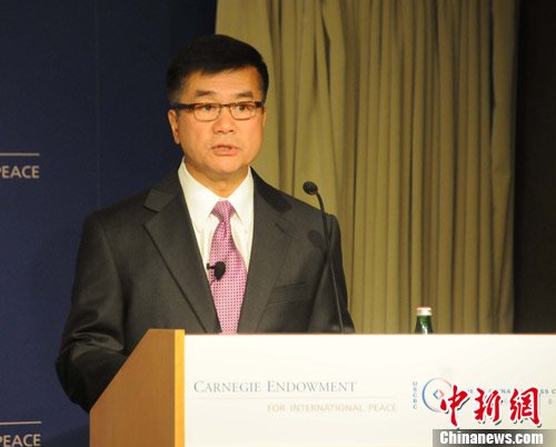 資料圖：美國(guó)駐華大使駱家輝。中新社發(fā) 德永健 攝