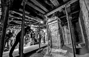 埃及首次向公眾開放的古埃及法老圖坦卡蒙乳母之墓內(nèi)景。