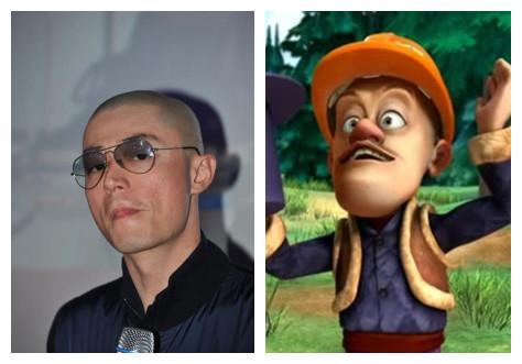 霍建華撞臉光頭強(qiáng) 這畫(huà)風(fēng)差別有點(diǎn)大?。ńM圖）