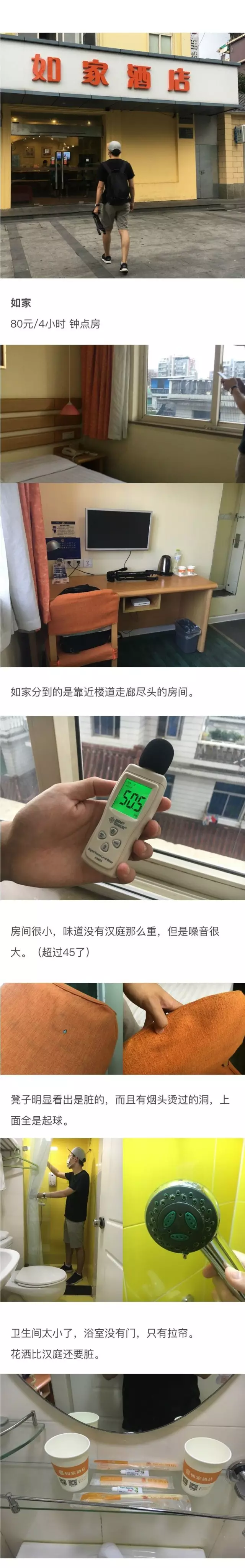 快捷酒店究竟有多臟？網(wǎng)友在7家酒店開房實(shí)測