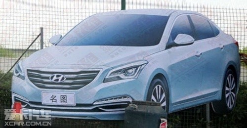 北京現代全新中級車諜照 北京現代全新中級車諜照