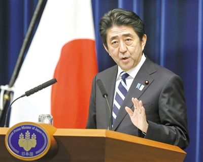  日本首相安倍晉三。