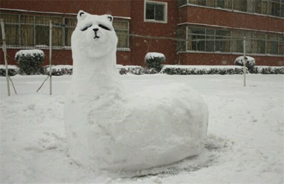 創(chuàng)意十足！日系列卡通雪人走紅