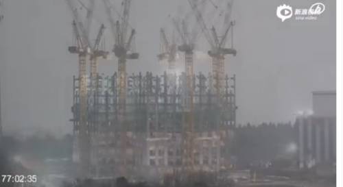 湖南長沙一棟57層高樓19天建成 湖南長沙一棟57層高樓19天建成