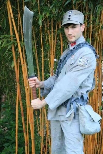 外國軍迷扮演中國抗戰(zhàn)軍人 外國軍迷扮演中國抗戰(zhàn)軍人