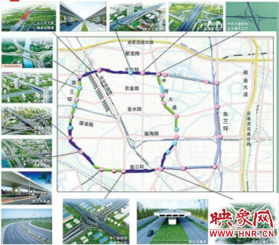 三環(huán)快速化工程方案圖。
