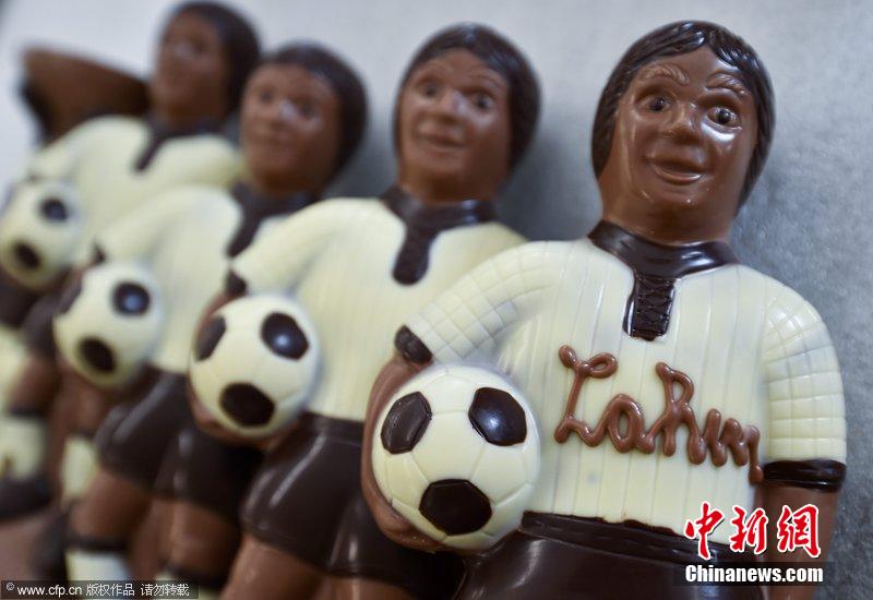 德國生產(chǎn)商趕制世界杯主題巧克力