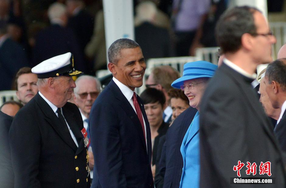 諾曼底登陸70周年紀念儀式 20國元首和政府首腦出席 諾曼底登陸70周年紀念儀式 20國元首和政府首腦出席