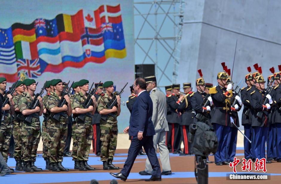 諾曼底登陸70周年紀念儀式 20國元首和政府首腦出席 諾曼底登陸70周年紀念儀式 20國元首和政府首腦出席