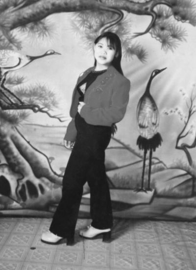 　錢家保存的錢仁鳳年輕時的照片。