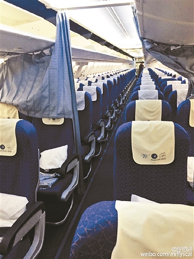 年關(guān)將近，很多人回家的票還沒有著落，而昨日凌晨，一架從武漢飛往廣州的航班上只有一名女乘客，偌大的客機成了一個人的專機。