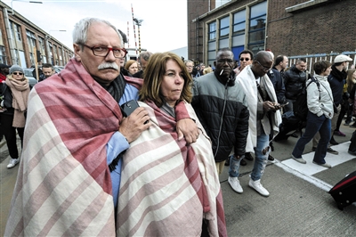 扎芬特姆國際機(jī)場，乘客被緊急疏散。圖/CFP