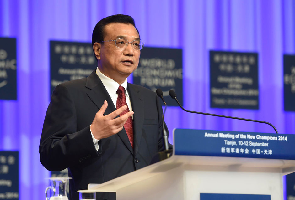 李克強(qiáng)總理出席夏季達(dá)沃斯論壇并發(fā)表開(kāi)幕式致辭。