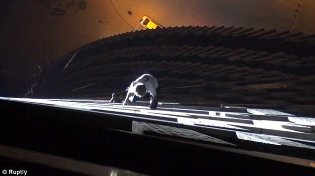 法國“蜘蛛人”夜攀世界最高扭曲大廈場面驚險(xiǎn)