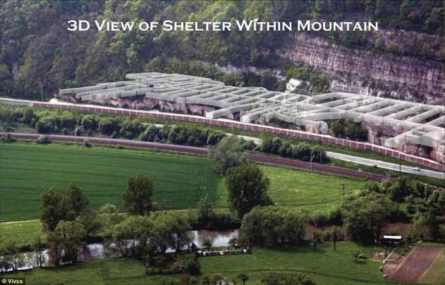 圖為堡壘外觀的3D效果圖。