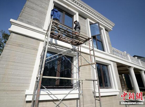 看！這些別墅都是3D打印出來的 僅耗時1天