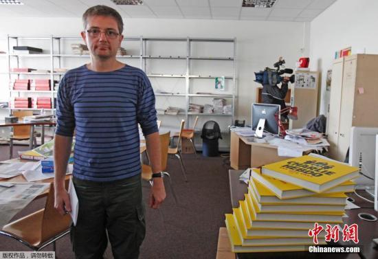 圖為昔日法國《查理周刊》雜志社總部內(nèi)景。