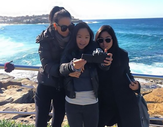 林青霞仨女兒近照曝光 林青霞仨女兒近照曝光